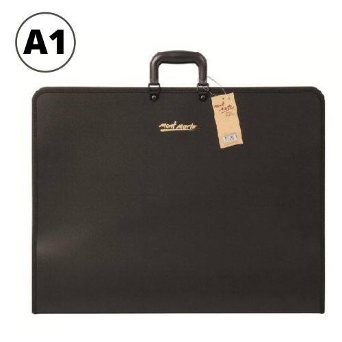 Portable Painting Plate Bag A3 Black Color Drawing Sketch Board Storage  File Bag Document Carry PVC