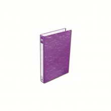 K2 8925 Fancy Hard Cover Ring File (Purple) / 48pcs