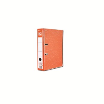 K2 8997 Fancy Hard Cover Arch File (Fancy Orange) / 40 pcs