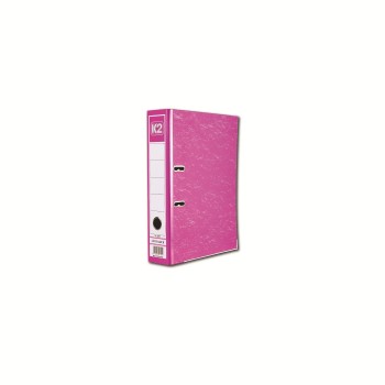 K2 8997 Fancy Hard Cover Arch File (Fancy Pink) / 40 pcs