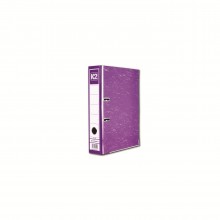 K2 8997 Fancy Hard Cover Arch File (Fancy Purple) / 40 pcs