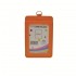 ID 5050 (P) Card Holder with 2 pocket - Orange / 25pcs