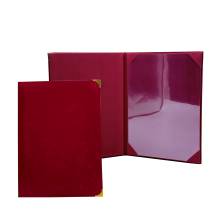 1168A Certificate Holder (Velvet) - Maroon / 20pcs