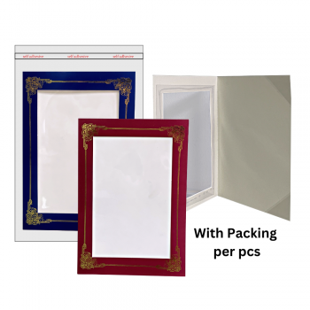 522A Certificate Holder with PVC Window - 12pcs (With Packing)