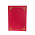 Hard Cover Certificate Holder - Red / 20pcs (With Packing)