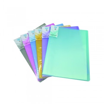 PP Clear Book 10's (Mix Colour)  / 24pcs