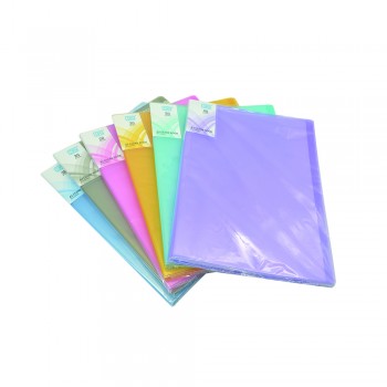 PP Clear Book 20's (Mix Colour) / 24pcs