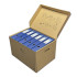 Document Storage Box + 6pcs EMI 3" PVC Arch File (F4)