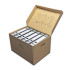 Document Storage Box + 6pcs SUPER 8991 (3") Hard Cover Arch File