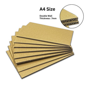 Layer Pad Corrugated Board A4 (Double Wall) - 12pcs