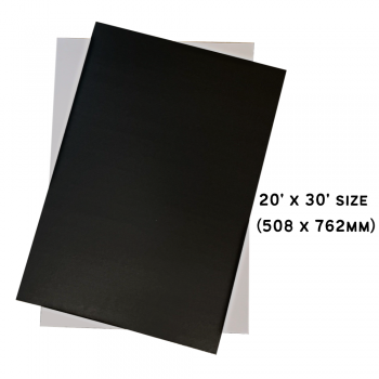 Black Mounting Board (20 inch x 30 inch) - 50pcs