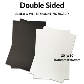 Double Sided Mounting Board (20 inch x 30 inch) - 50pcs