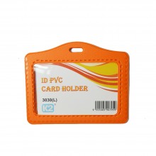 ID 3030 (L) PVC Card Holder (Orange) / 25pcs