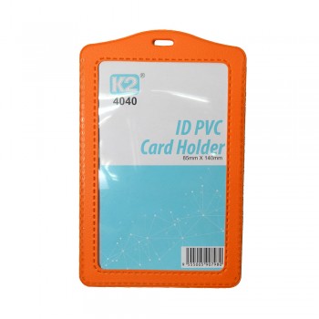ID 4040 PVC Card Holder (Orange) / 25pcs